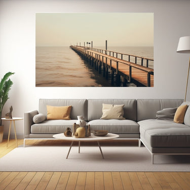Tableau Mer Avec Ponton